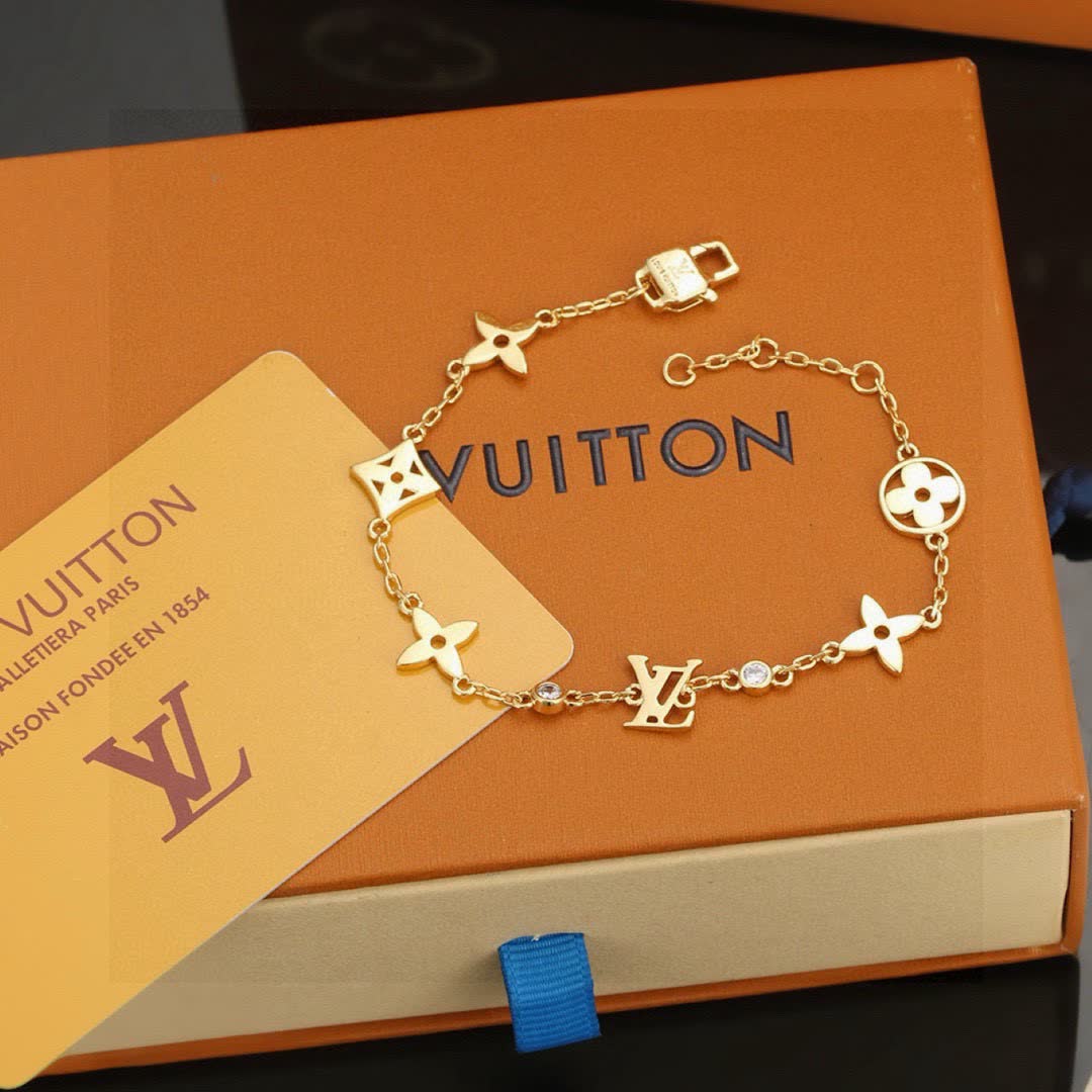 Louis Vuitton Gold Monogram Bracelet Louis Vuitton Gold Monogram Bracelet